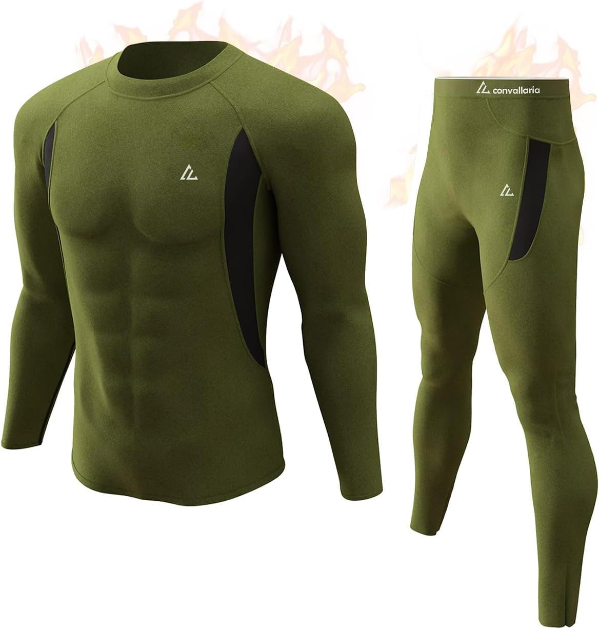 Thermal Underwear Long Johns Set Mens Winter Gift Hunting Gear Sport Base Layer Bottom Top