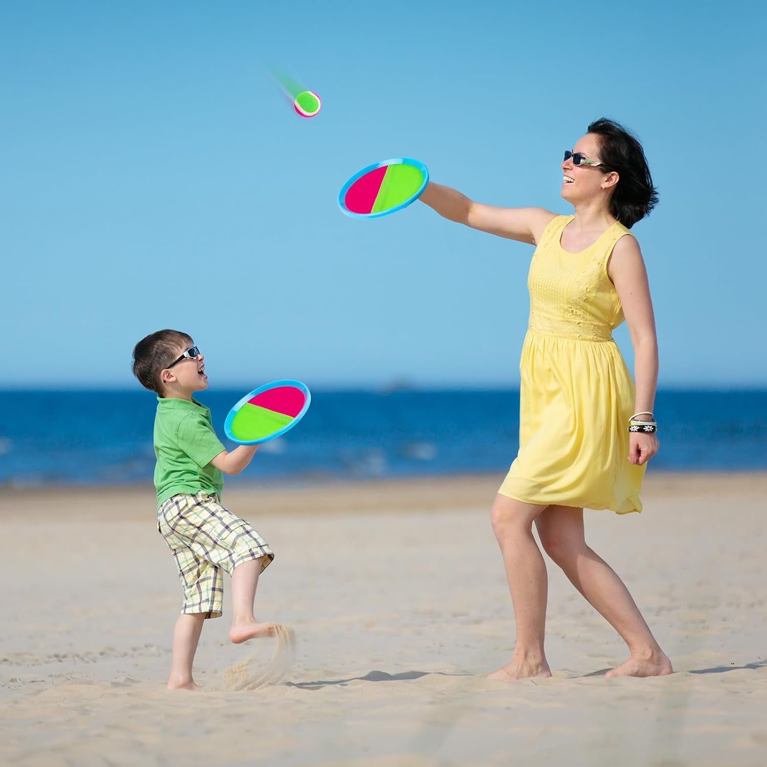 Kids Toys Toss and Catch Game Set Beach Pool Outdoor Toys for Kids Ages 4-8, Easter Basket Stuffers, outside Yard Games for Kids Adults Family